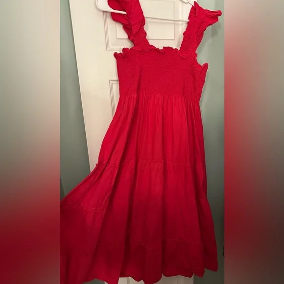 Hill House Vibrant Red Nap Dress - Picture 4 of 4